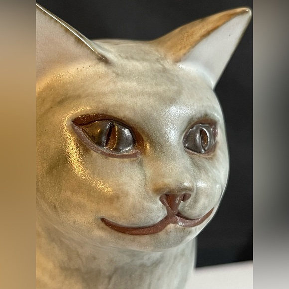 Andersen Designs Studios Pottery Cat Statue Figure - Picture 5 of 5